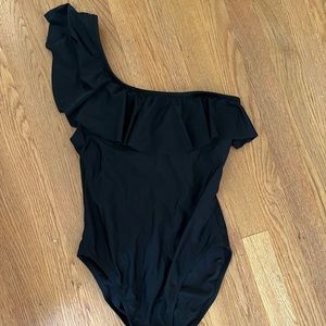 JCrew one shoulder swim